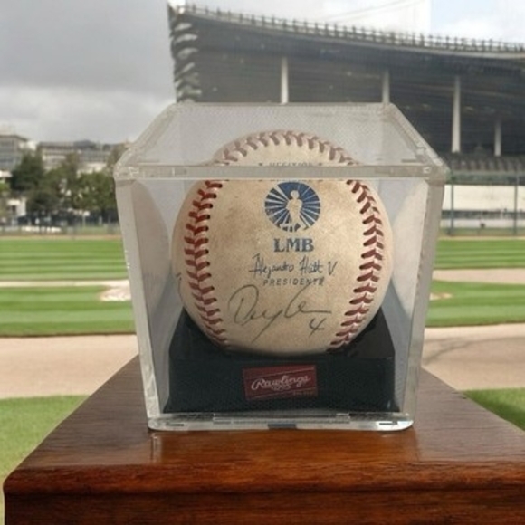 Other - LMB Alejandro Hitt 2005 MultiPlayer Autographed J. Estrada Baseball Display Case